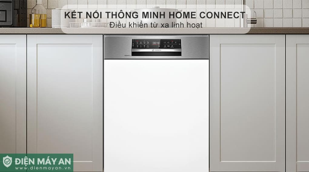 Máy rửa bát bán âm Bosch Serie 6 SMI6ECS10E